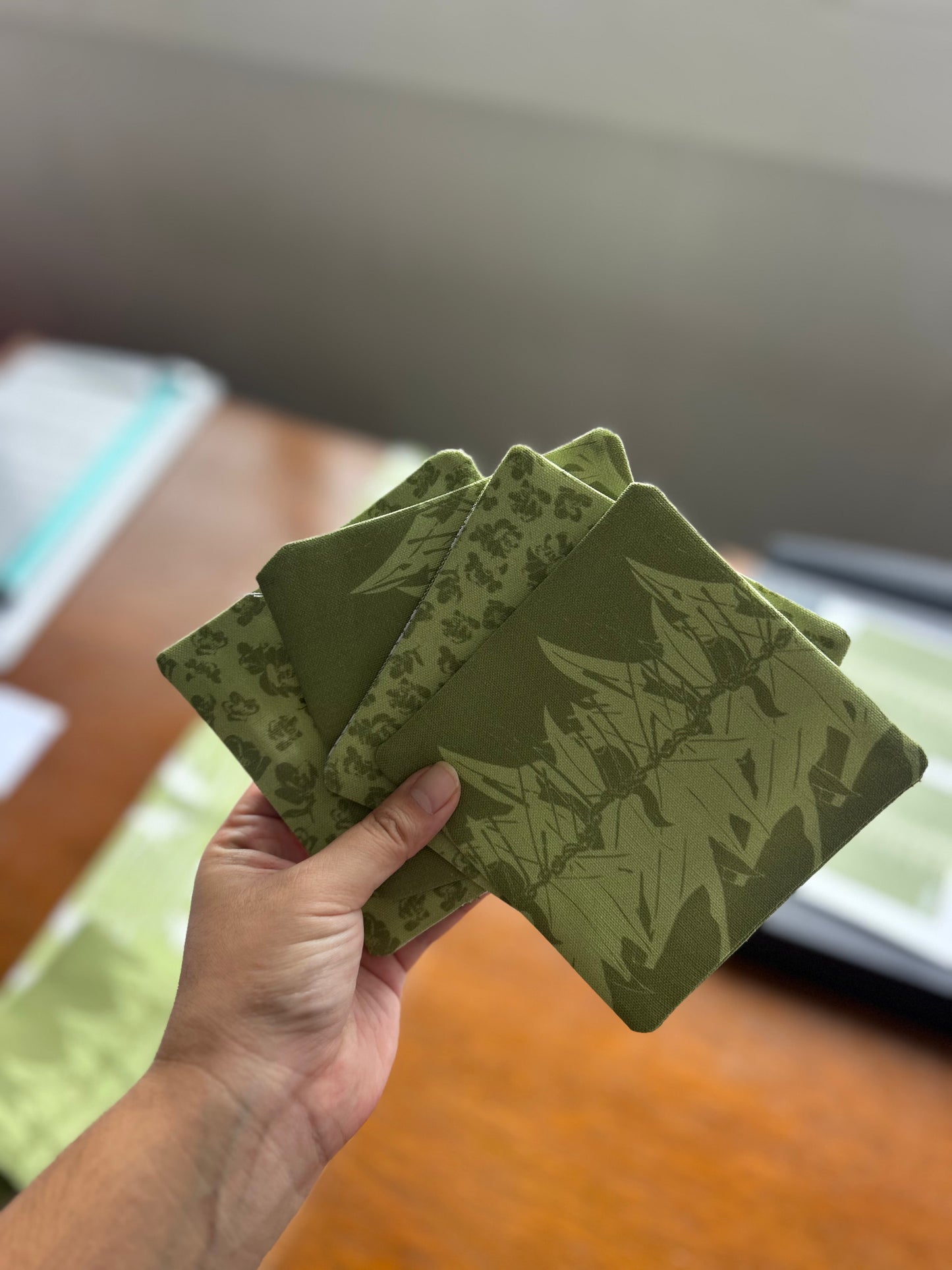 Canvas Coaster Set