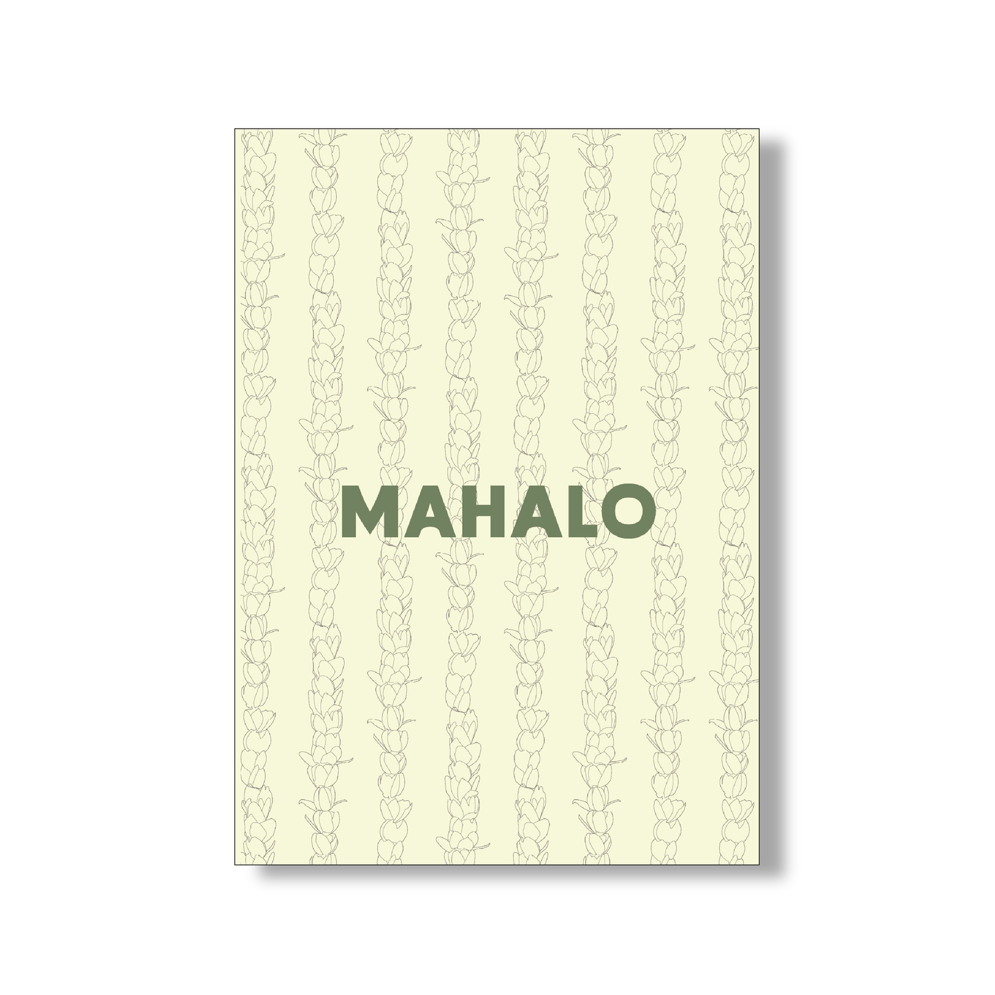 Mahalo Card: Lei Pīkake